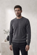 The Merino Sweater in charcoal